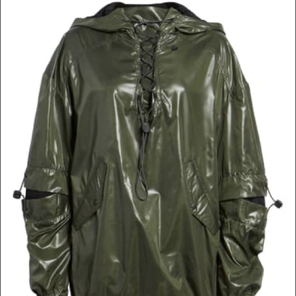 💝SOLD💝IVY PARK Hi Shine Lace-Up Jacket - Picture 7 of 7